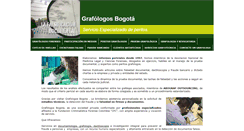 Desktop Screenshot of grafologosbogota.com