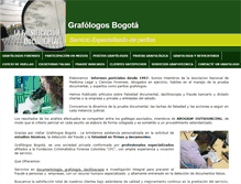 Tablet Screenshot of grafologosbogota.com